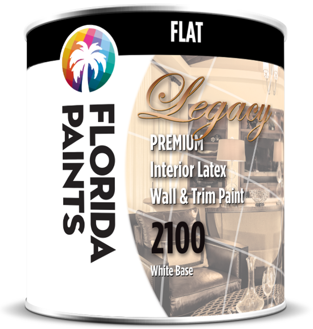 Florida Paints Legacy Premium 100% Acrylic Wall & Trim Flat