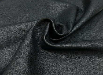 Madras Buster Nero (1,1-1,3 мм), цв. Черный, натуральная кожа козы