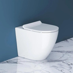 Унитаз безободковый приставной BelBagno SFERA-R BB2141CBR