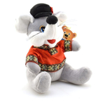 Игрушка мягкая Мышка в русском костюме 15см без чипа в пакет (Мульти-Пульти)