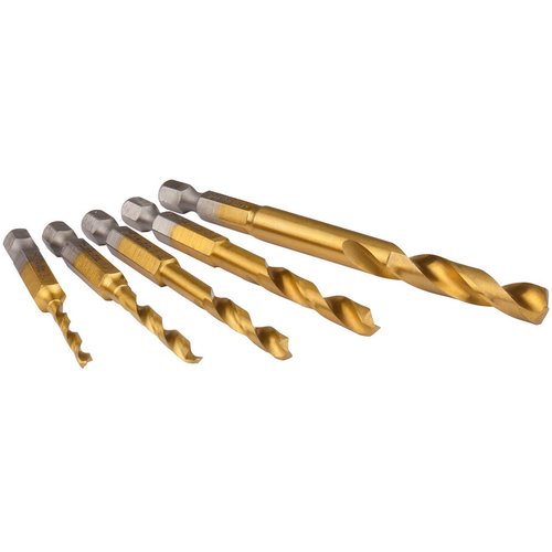 Набор сверл Makita по металлу HSS-TiN 5 шт   B-57308