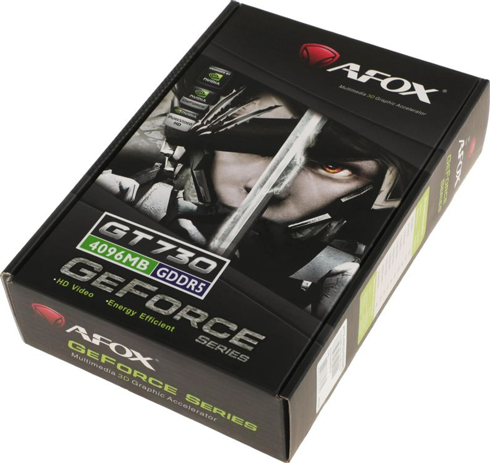 Видеокарта AFOX NVIDIA  GeForce GT 730 AF730-4096D5H5 4ГБ GDDR5, Ret