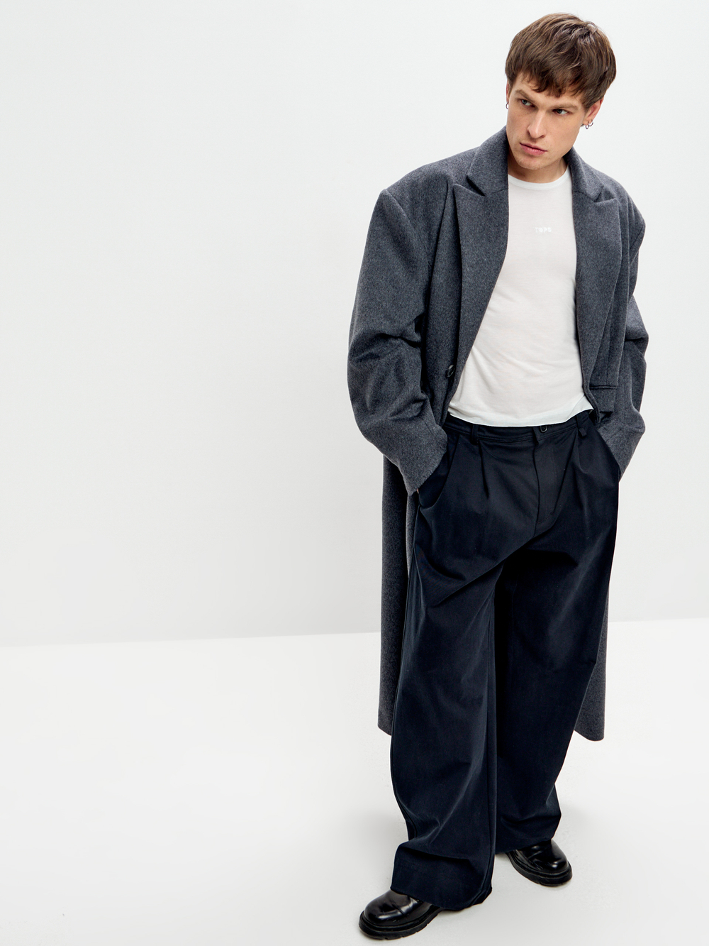 Пальто SAVE серое