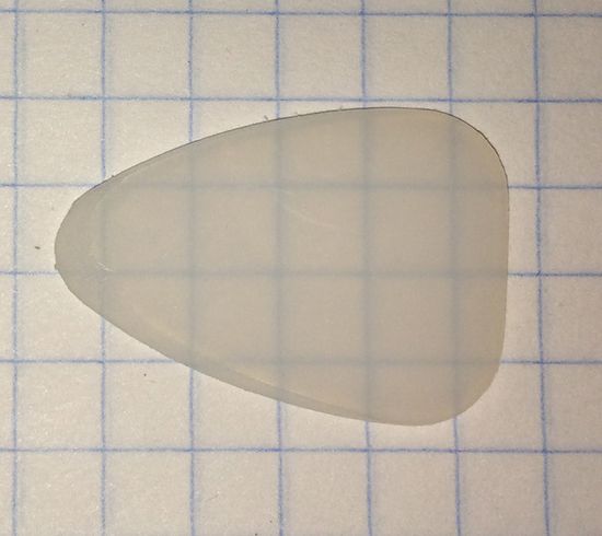 P708 Медиатор капролон для гуслей звончатых, мягкий, Мозеръ