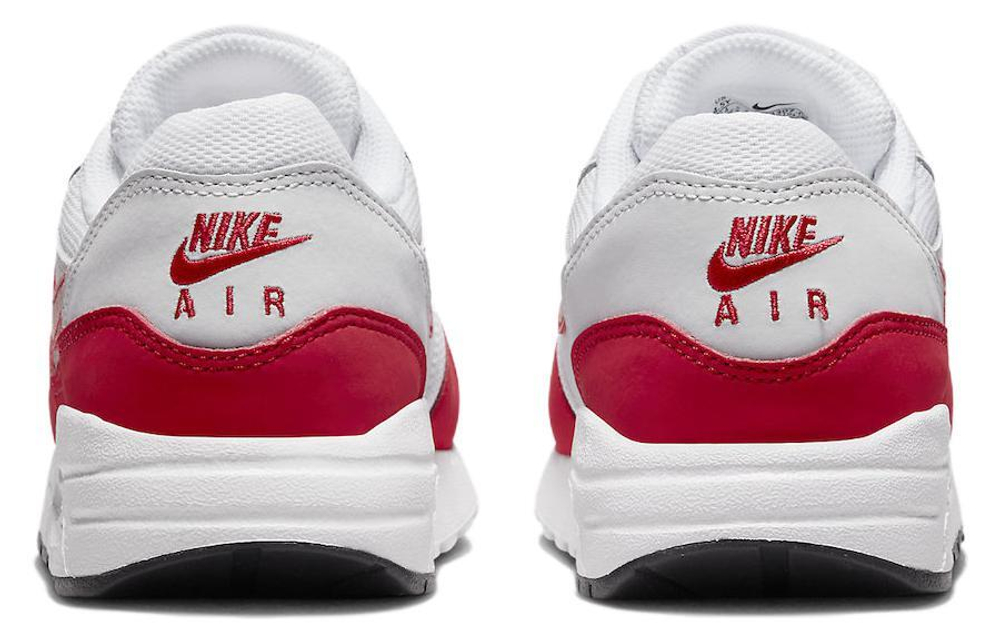 Nike Air Max 1 "Sport Red" trend comfortable shock absorption non-slip low-cut life casual shoes GS Red