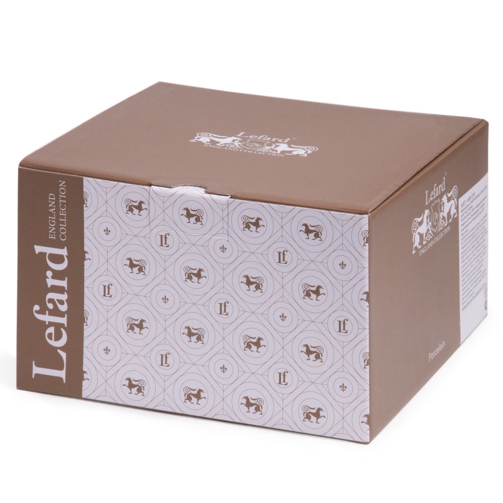 НАБОР КРУЖЕК LEFARD "GREY LACE" 4 ШТ. 400 МЛ