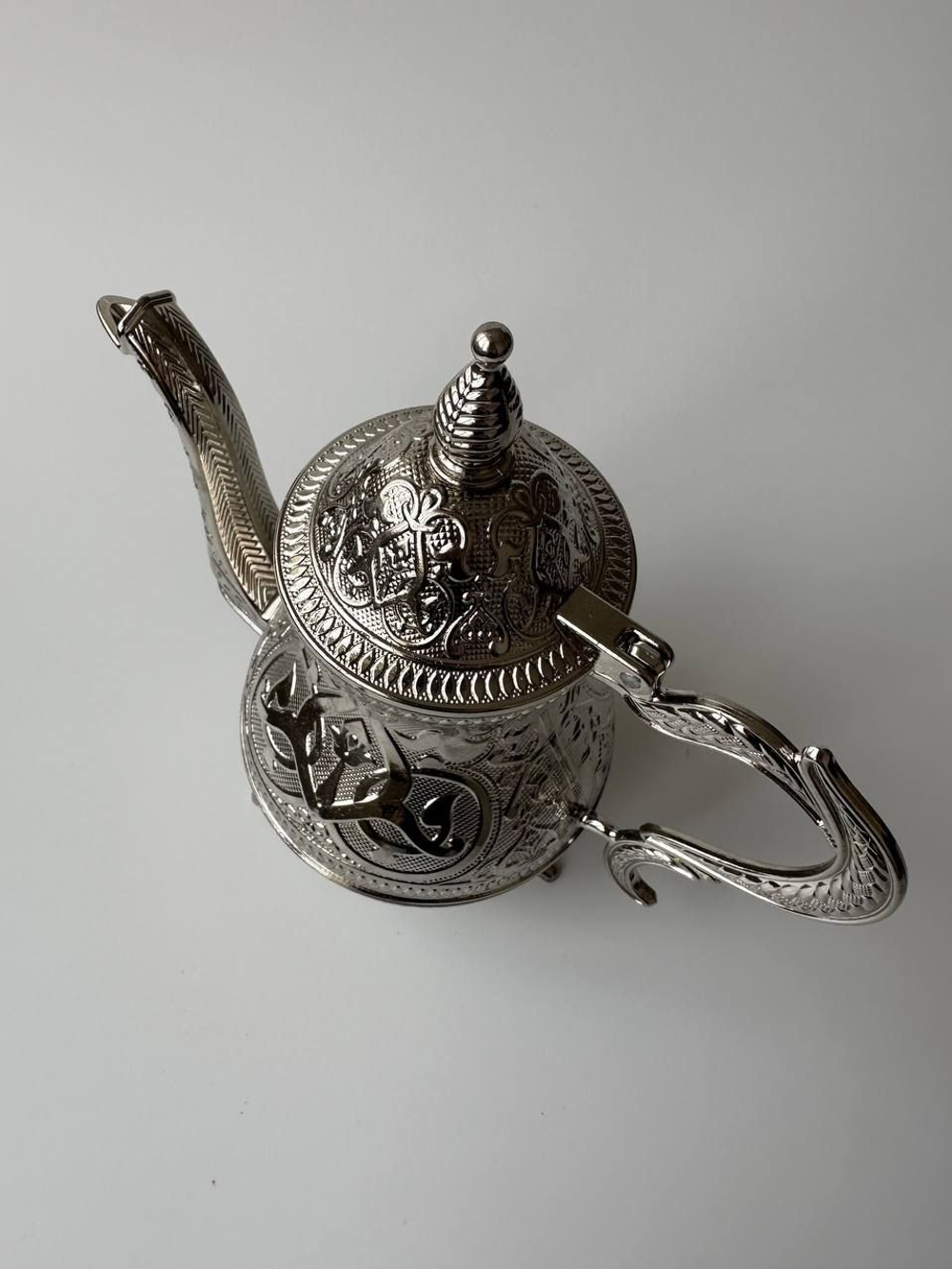 Чайник сувенирный ''Антик'' подарочный 0,5 мл/Busem. Турция (серебристый)