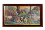 Григорьев Николай Михайлович (1880-1943) Привал всадников, вторая половина 1910-х годов