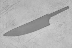 Заготовка для ножа, сталь M390 2,6мм. Модель "Геликон ГШ200" с клинком 200мм, ТО 62-63HRC