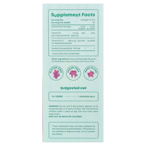 JoySpring, Detox Zee, для детей, 30 мл (1 жидк. унция)