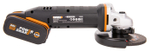 Угловая шлифмашина аккумуляторная WORX WX803