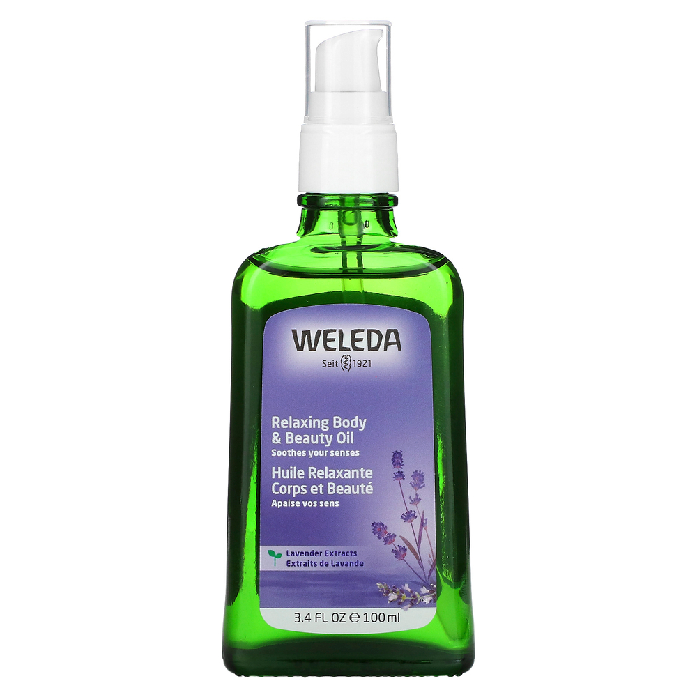 Weleda, Расслабляющее масло для тела и красоты, Экстракты лаванды, 3.4 ж. унц.(100 мл)