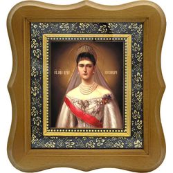 Александра Романова императрица Российская. Икона на холсте.