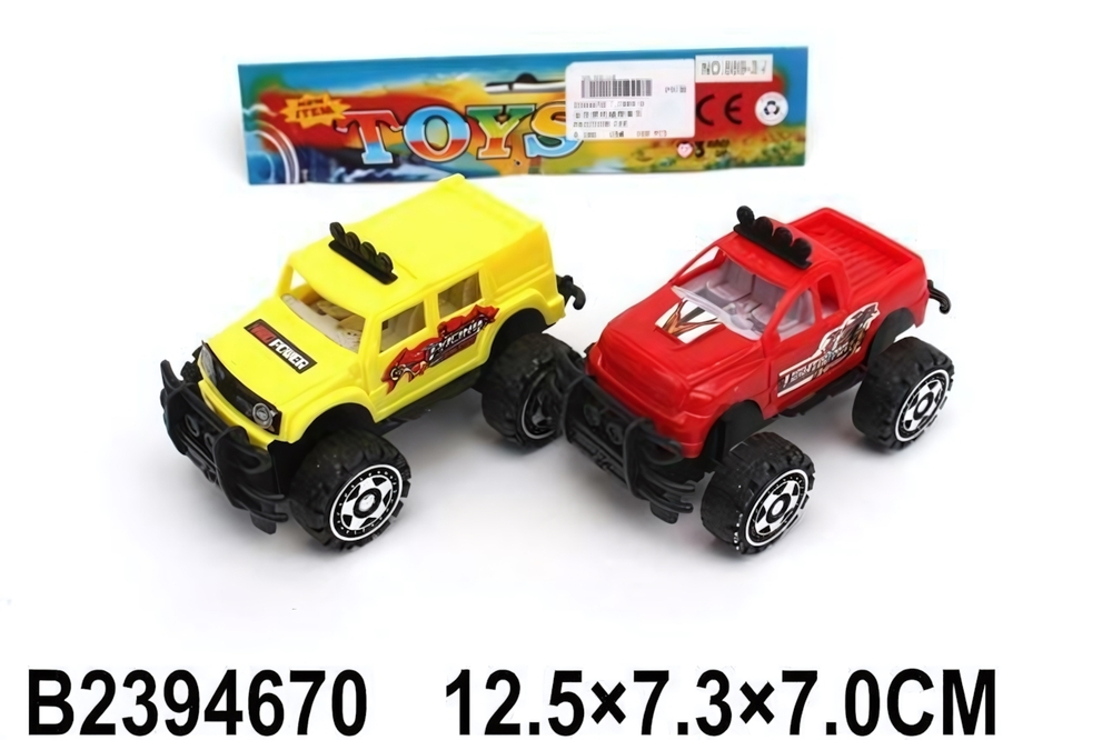 Джип ин. 12см, пакет 889-3