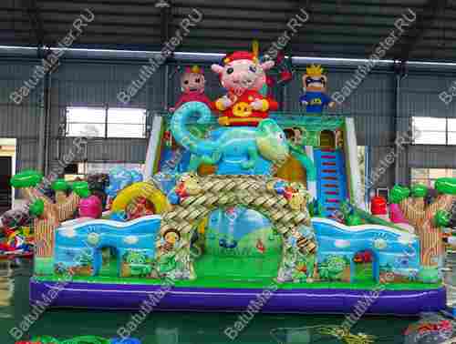 Коммерческий надувной батут "Маскарад 2" 15*8*6,5 м