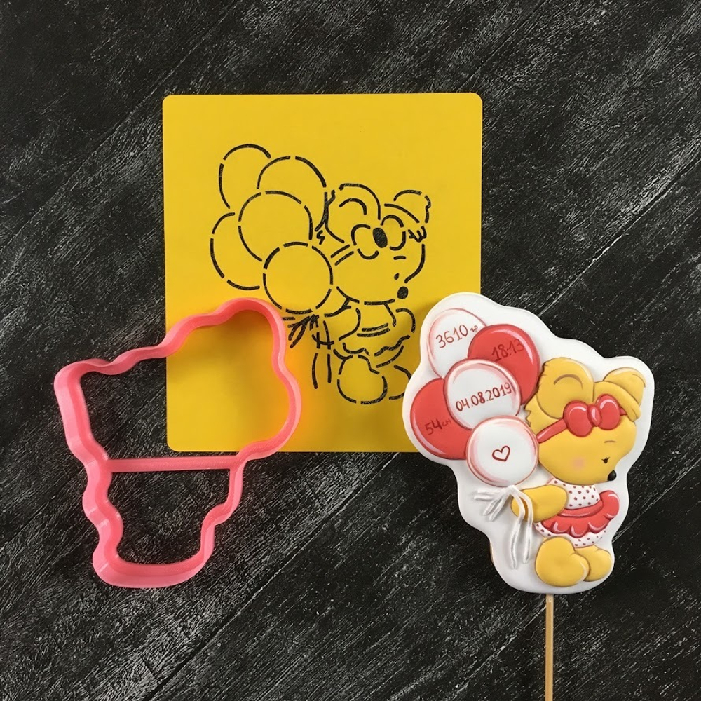 Мишка девочка №3