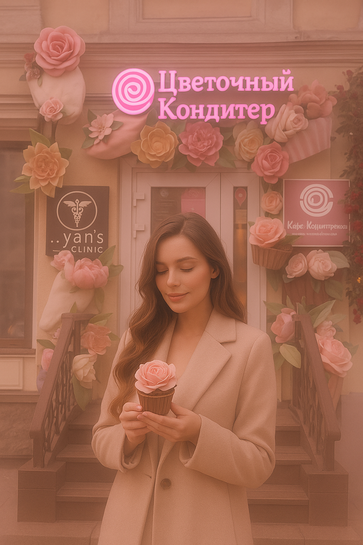 Летний фасад Цветочного Кондитера: когда десерты становятся вдохновением