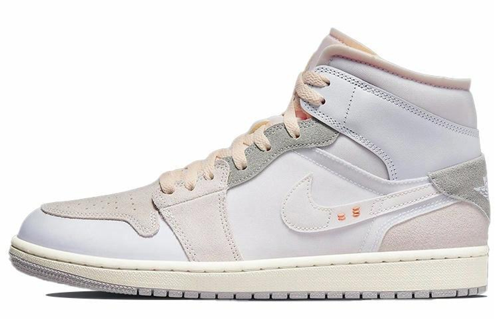 Кроссовки Jordan Air Jordan 1 Mid Se Craft "White And Phantom"