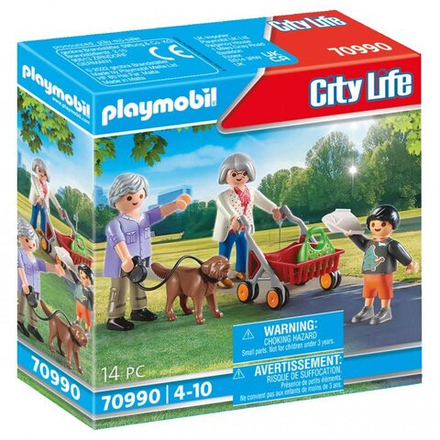 Playmobil - Бабушка и дедушка с внуком 70990