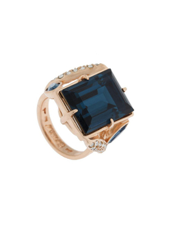 "Ферита" кольцо в золотом покрытии из коллекции "Romantic Delux" от Jenavi