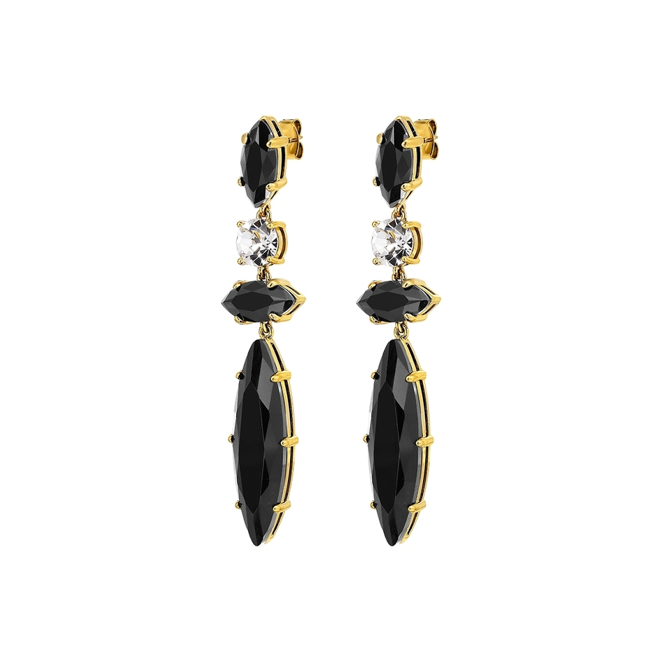 Серьги Dyrberg Kern TENERE SG BLACK_CRYSTAL 470031