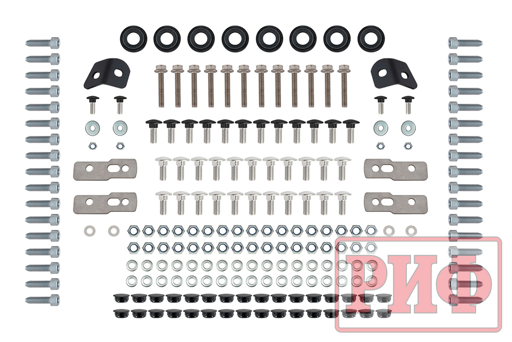 Багажник экспедиционный (платформа) алюминиевый 1250x2080 мм для TANK 400 (с крепежом) РИФ