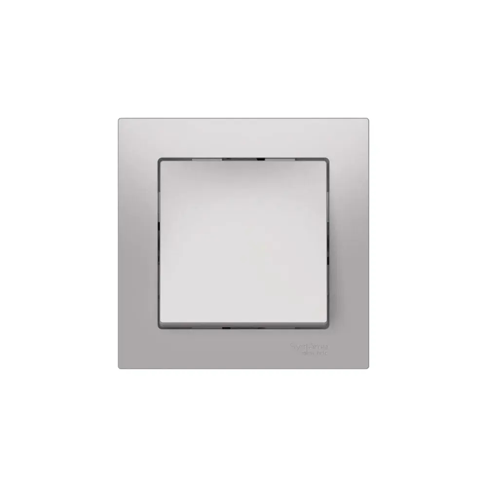 ATLASDESIGN 1-клавишный ВЫКЛЮЧАТЕЛЬ, сх.1, 10АХ, в сборе, быстрозажим. клем., АЛЮМИНИЙ