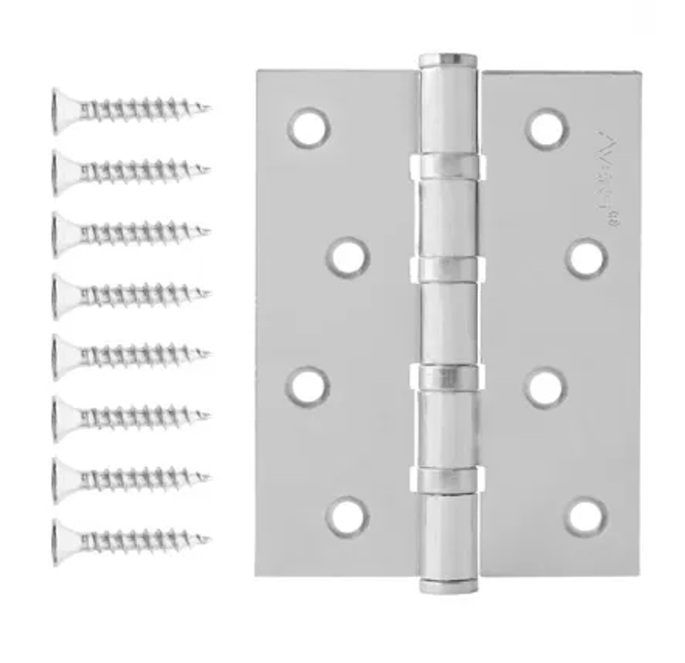 Петля врезная Avers 100*75*2,5-B4-CR (пара)