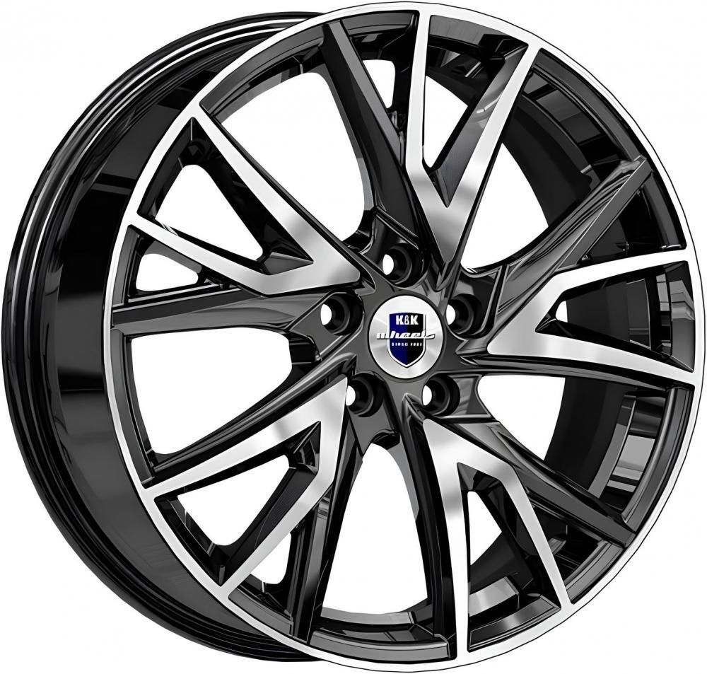 K&amp;K KC1054 6.5x18 5x108 ET 33 Dia 60.1 (алмаз черный)