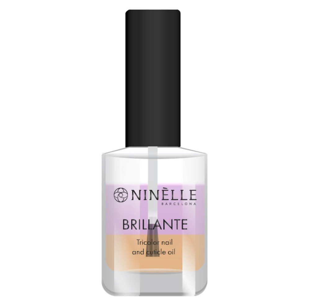 Ninelle Масло для ногтей и кутикулы Brillante, трехцветное, №205, 10 мл