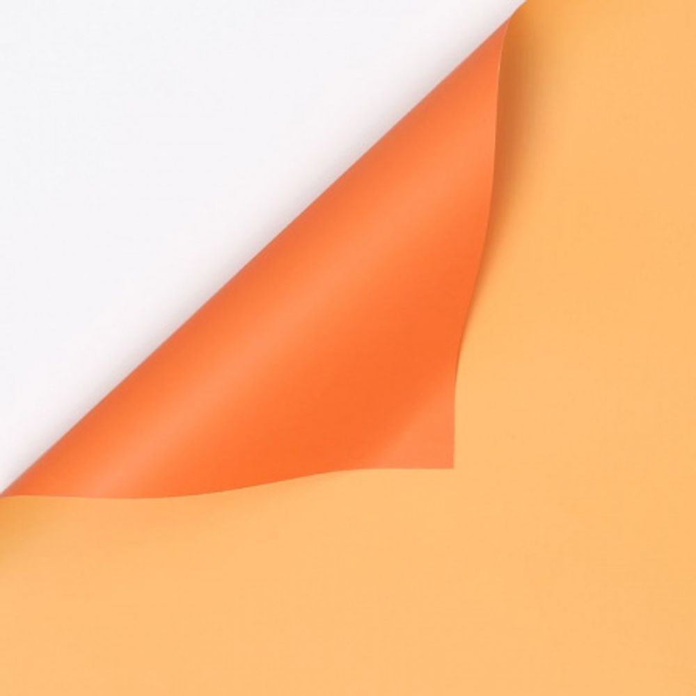 Пленка мат 2-х ст 58*10м ОРАНЖЕВЫЙ/ЖЕЛТЫЙ