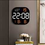 Часы настенные LED MIRROR NO.: 6633 White&Orange