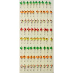 Мормышка фосфорная Жук d4, 100шт