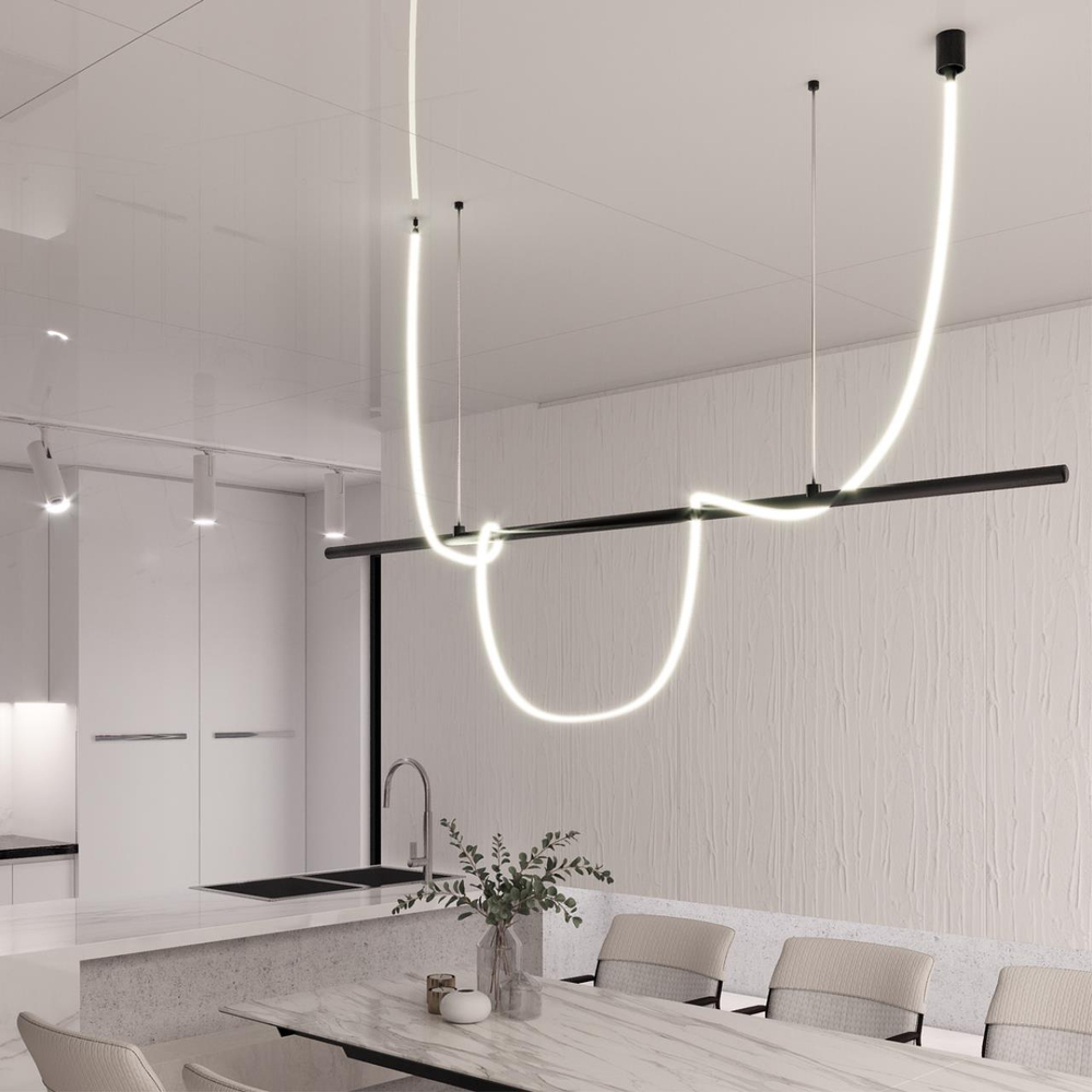 359133 KONST NT23 068 черный Светильник светодиодный IP20 LED 4000K 38W 170-265V 3800Лм RAMO