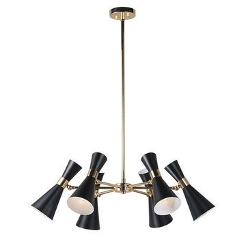 Люстра подвесная 816067 золото/черный Dumo Lightstar