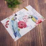 Салфетка на стол 45*30см плетеная «Попугаи»