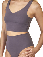 Короткий бесшовный топ (Размер: L) (Цвет: розовый)