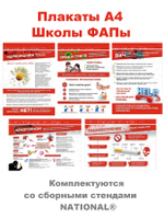 Комплект плакатов ЗОЖ - 5 листов А4