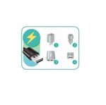 Матрас надувной с насосом USB 99х191х36см Intex 64157