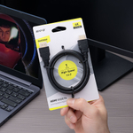 Кабель HDMI-HDMI, version 2.0, 4K/60Hz, 1м, черный