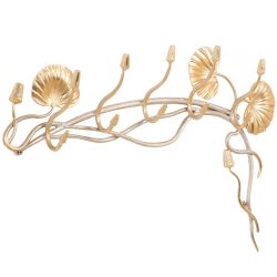 Вешалка настенная «Нимфея» (с 5-ю крючками) Айвори