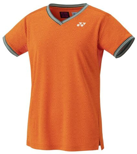 Женская теннисная футболка Yonex RG Crew Neck T-Shirt - bright orange