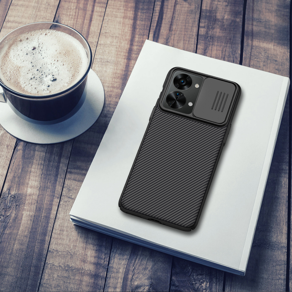 Чехол с защитной шторкой для камеры на смартфон OnePlus Nord 2T 5G, Nillkin серия CamShield Case