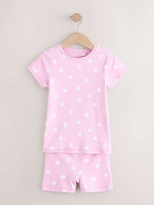 Пижама для девочки Next AB9-326, 3 шт., Розовый, Белый