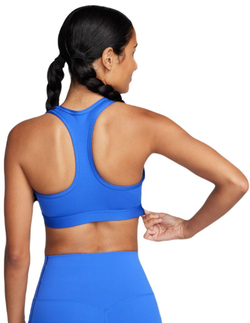ТОП теннисный Nike Swoosh Medium Support Non-Padded Sports Bra - hyper royal/white