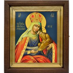 Православные иконы Аккаунт 111664 Открыть товар на сайте поиск...  1  Елена  Помощь  Избавление от бед страждущих. Рукописная икона Божьей Матери.