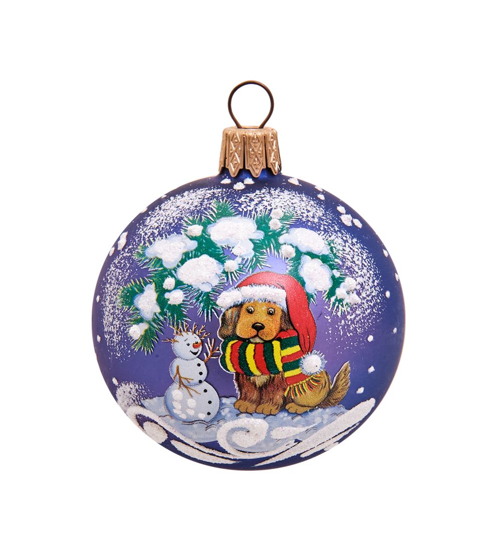 Элита НФШ-1538/5 Ел.украшение Шар «Собачка» 65 мм