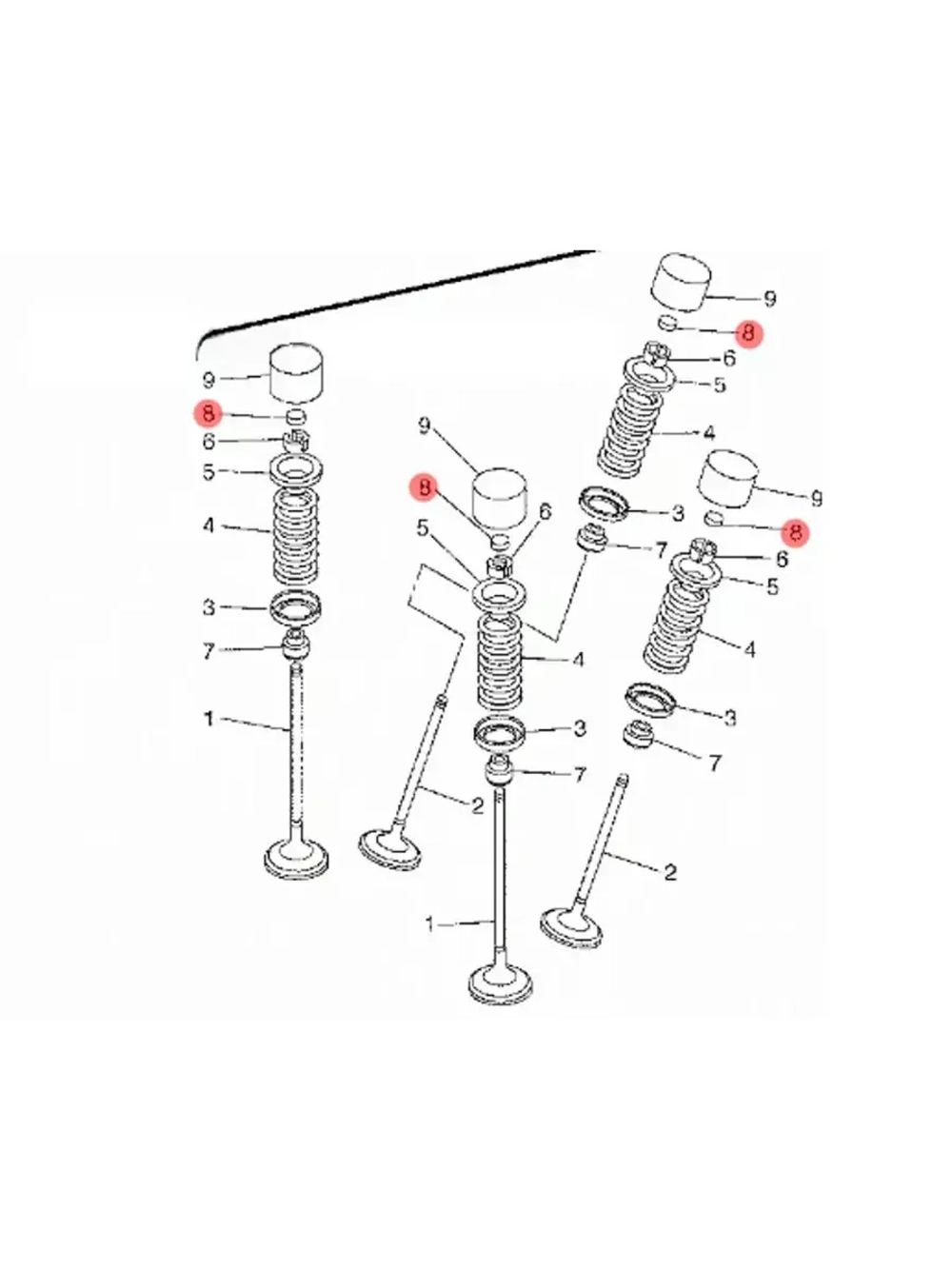 Шайба регулировочная для снегоходов Yamaha 2.05 3LD121697000