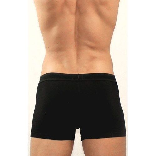 Мужские трусы боксеры черные с черной резинкой Tommy Hilfiger Dark Black