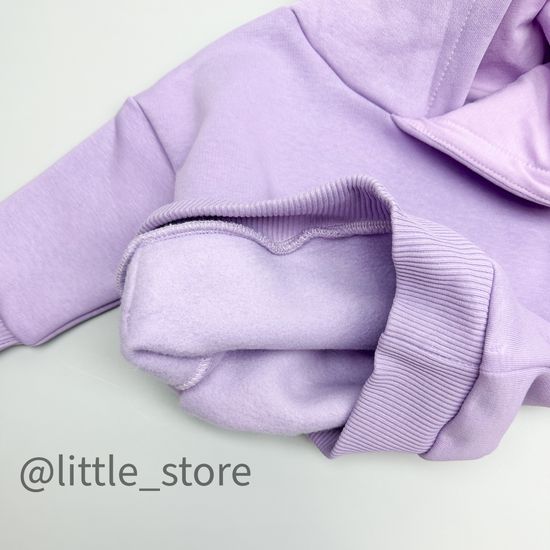 Комплект из футера с начесом "Bright" Лаванда